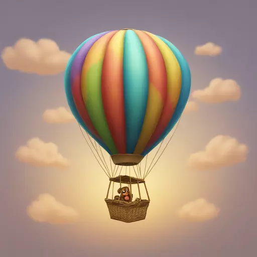 hot air balloon emoji