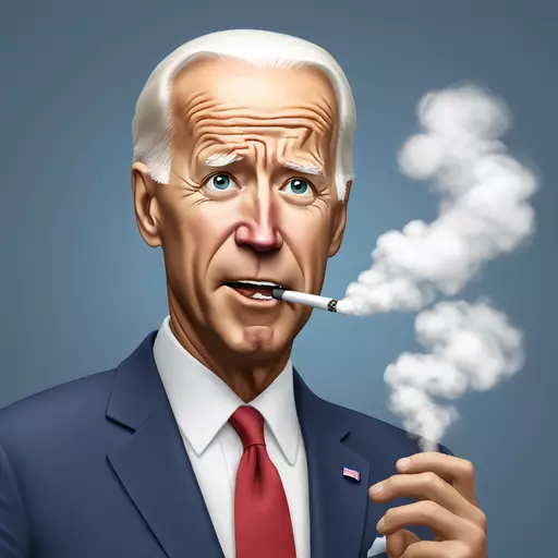 Joe Biden vaping emoji