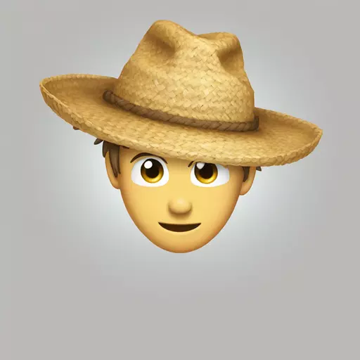 straw hat emoji