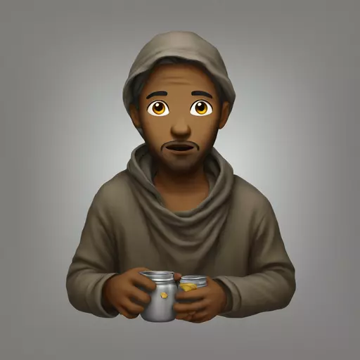 a beggar emoji emoji