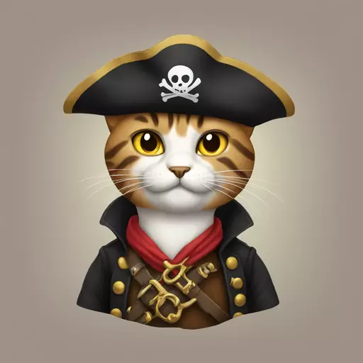 cat pirate emoji
