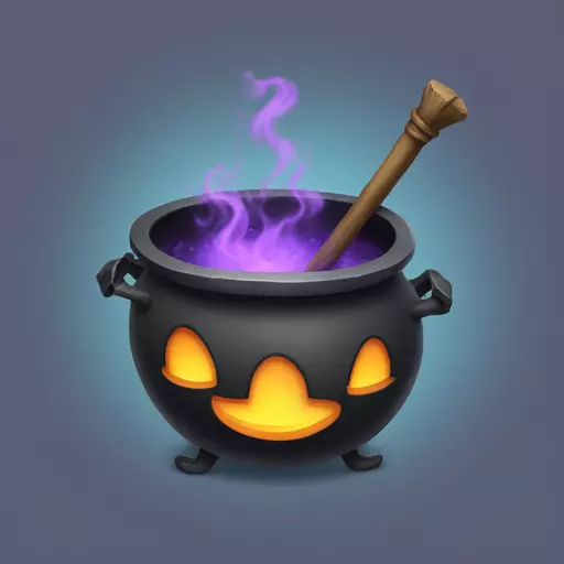 witch cauldron emoji