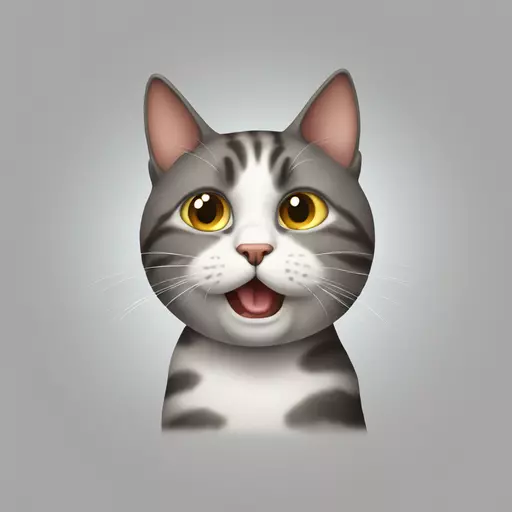 retarded cat emoji