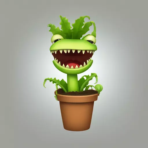 Venus flytrap emoji
