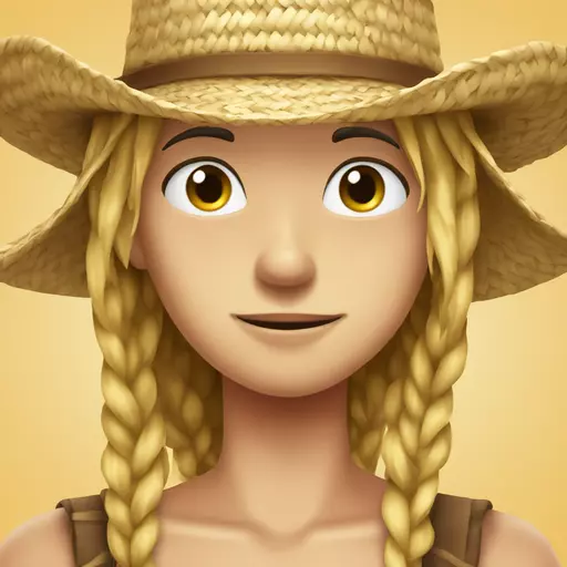straw hat emoji
