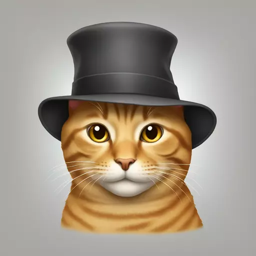 cat with hat emoji