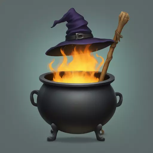 witch cauldron emoji