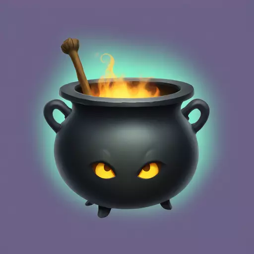 witch cauldron emoji