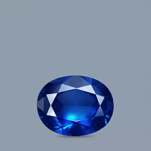 sapphire oval gem emoji