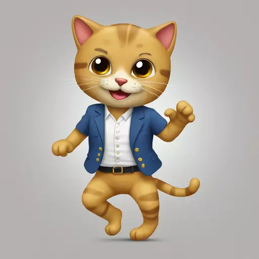 Gato bailarín con tutú emoji | AI Emoji Generator emoji