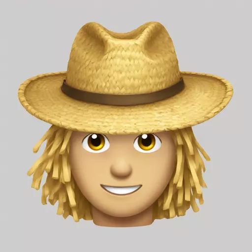 straw hat emoji