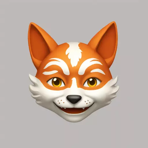 kitsune mask emoji