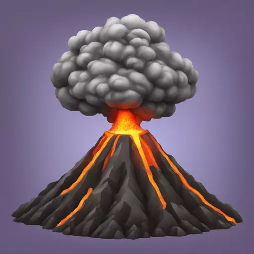 volcano emoji