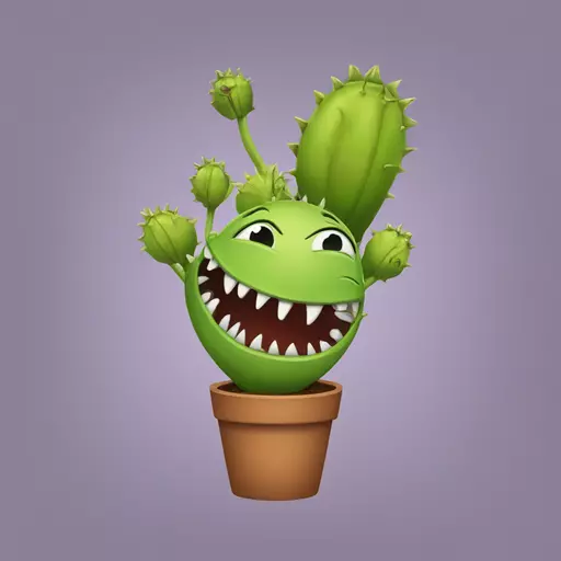 Venus flytrap emoji