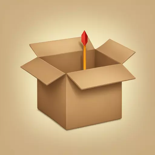 box with arrow emoji