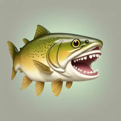 laughing trout emoji