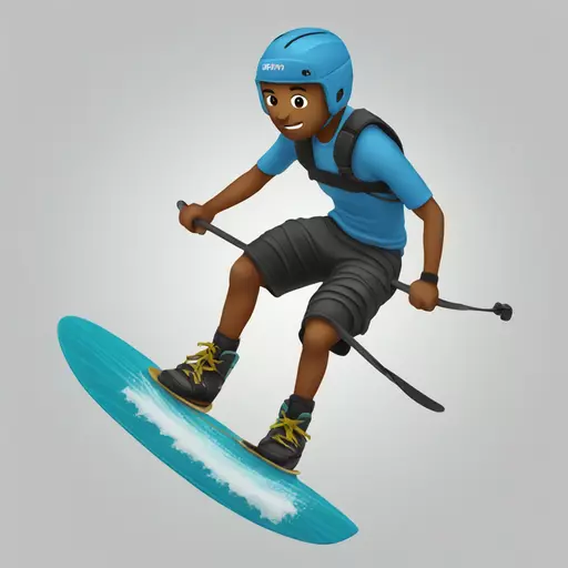wakeboarder emoji