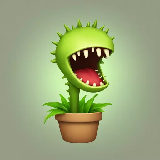 Venus flytrap emoji
