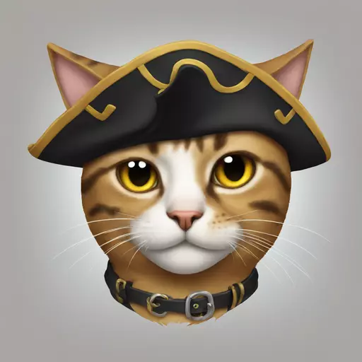 cat pirate emoji