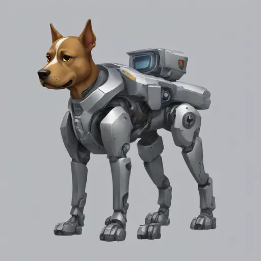 mecha dog emoji