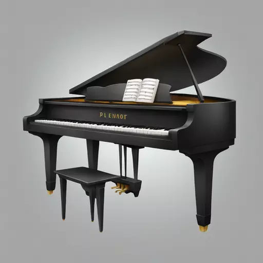 a piano emoji