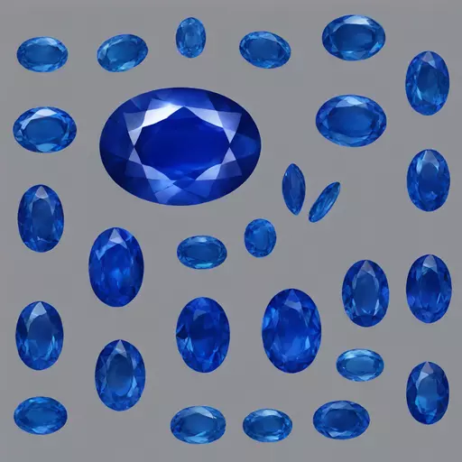 sapphire oval gem emoji