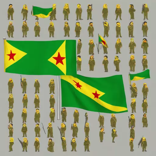 YPG flag emoji emoji