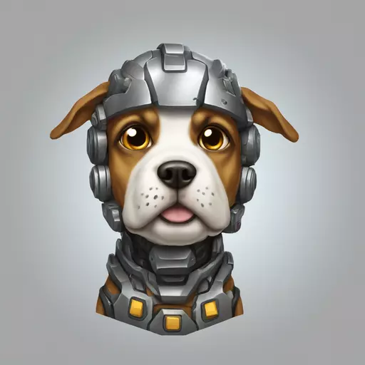 mecha dog emoji