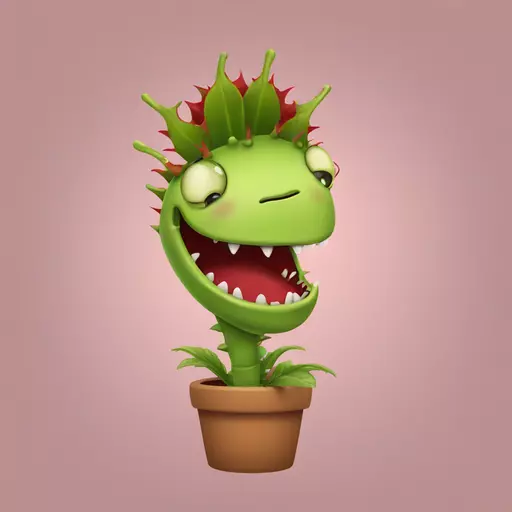 Venus flytrap emoji