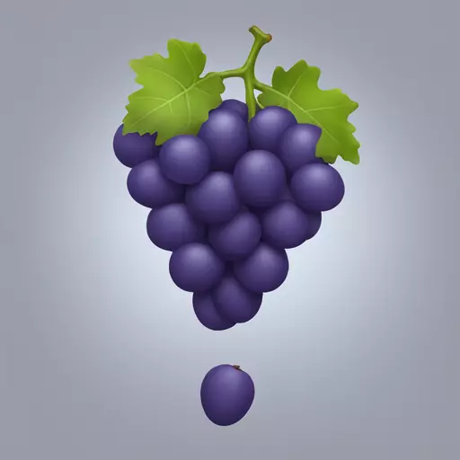single grape emoji