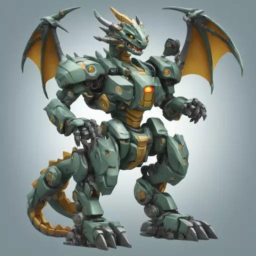 mecha dragon emoji