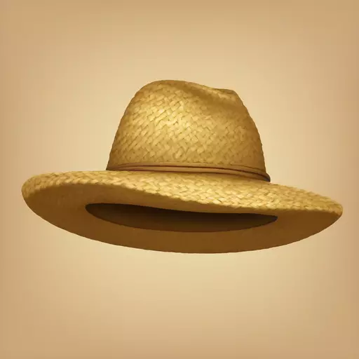 straw hat emoji