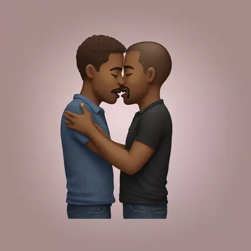 gay kiss emoji