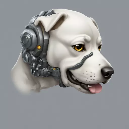 mecha dog emoji