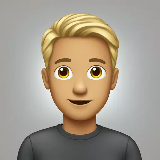 Me in cartoon design emoji