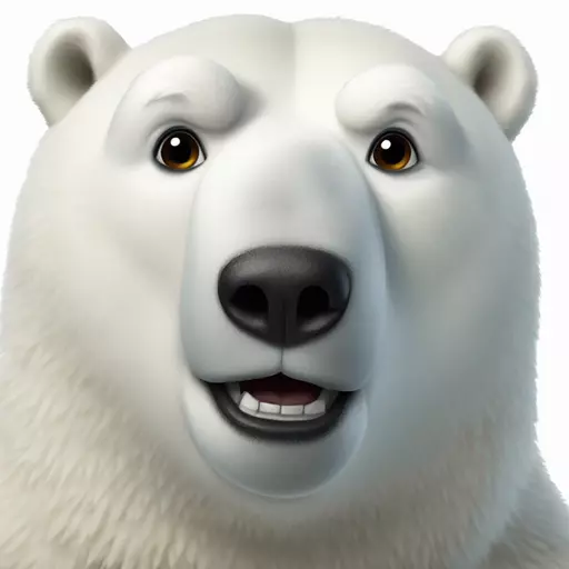 polar bear emoji