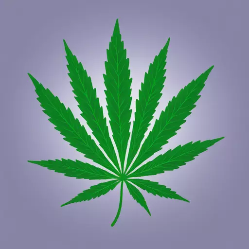 cannabis leaf logo emoji