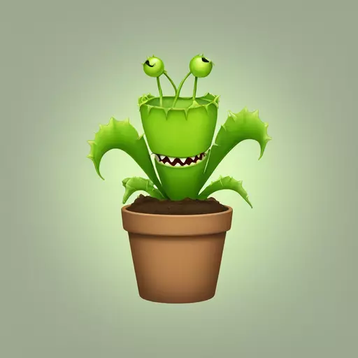 Venus flytrap emoji