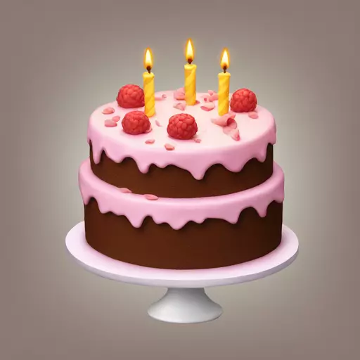 birthday cake emoji