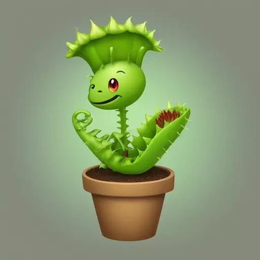 Venus flytrap emoji