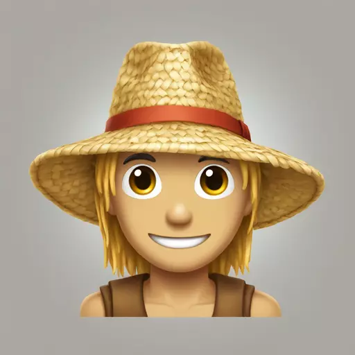 straw hat emoji