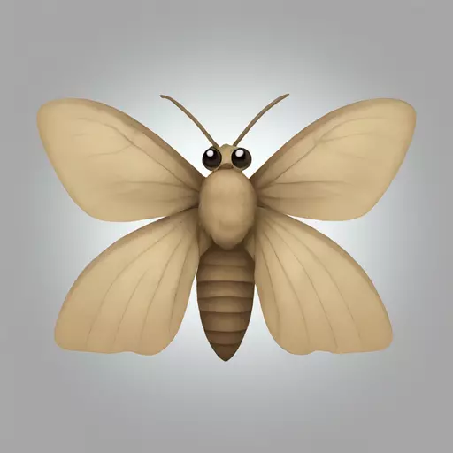 Moth emoji