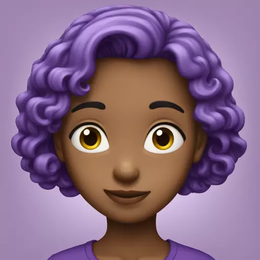 violet heart emoji