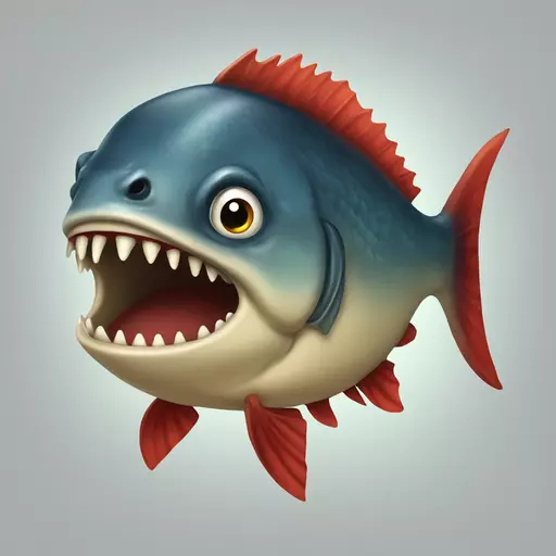 piranha emoji