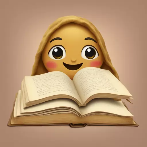 cosy book vintage emoji