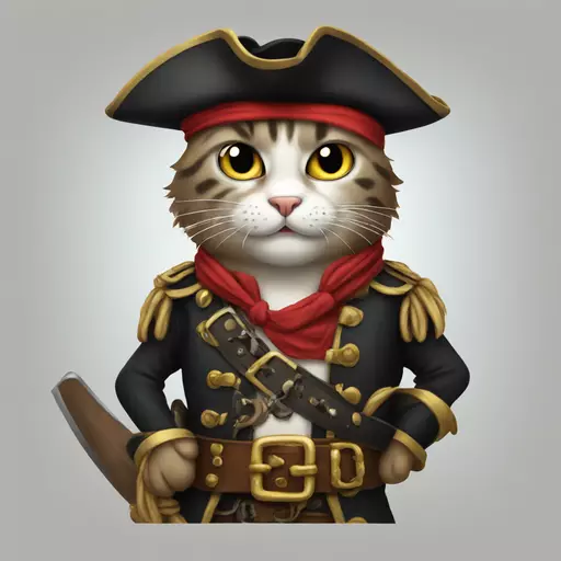 cat pirate emoji