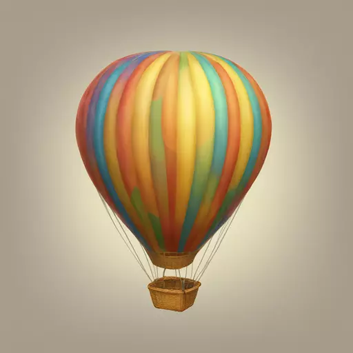 hot air balloon emoji