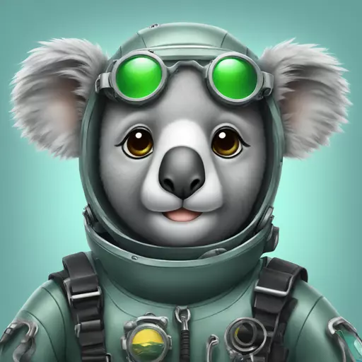 koala in diving suit emoji