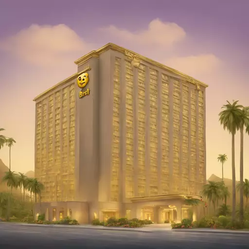 hotel named braat with golden color emoji