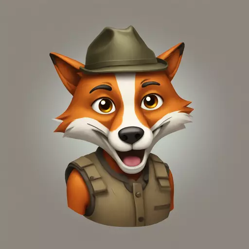 ugly trash fox emoji